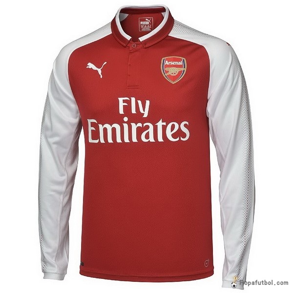 Camiseta Arsenal Replica Primera Ropa ML 2017/18